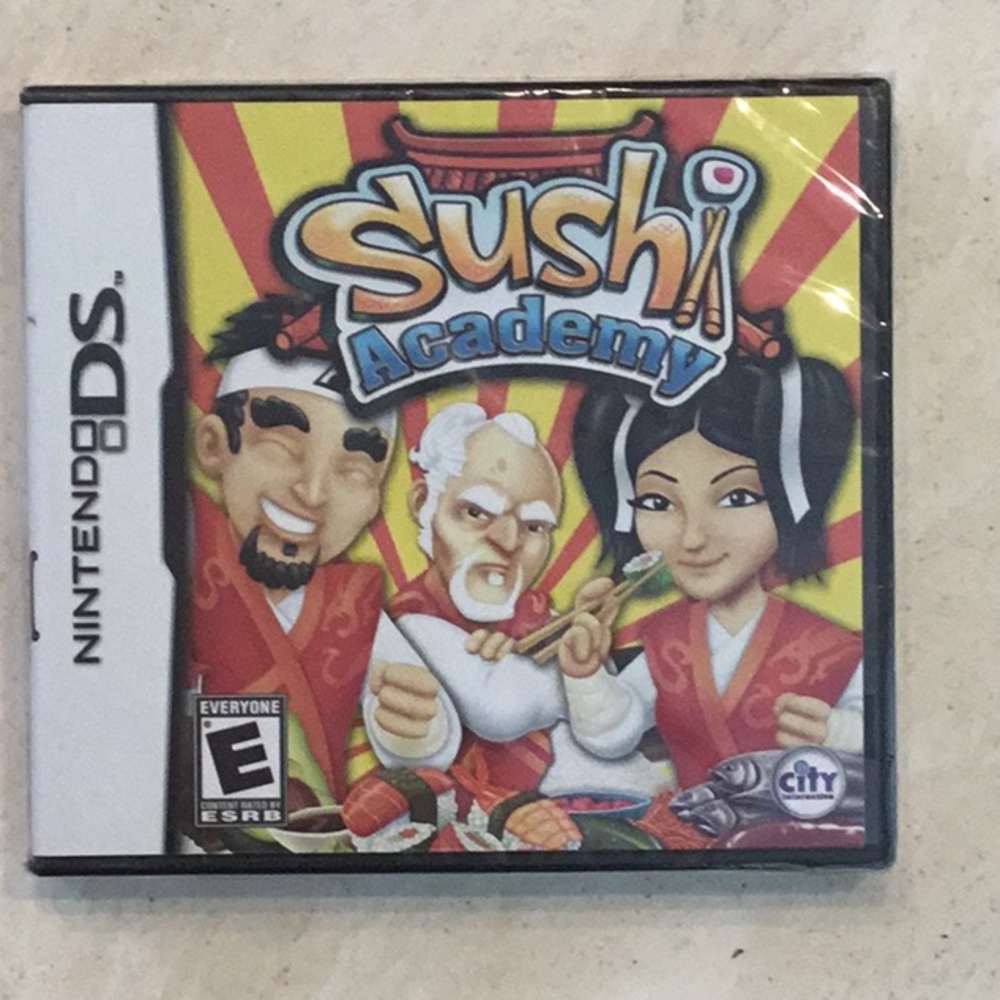 Sushi Academy Nintendo DS Game New Factory Sealed Cooking Japanese Food Cook